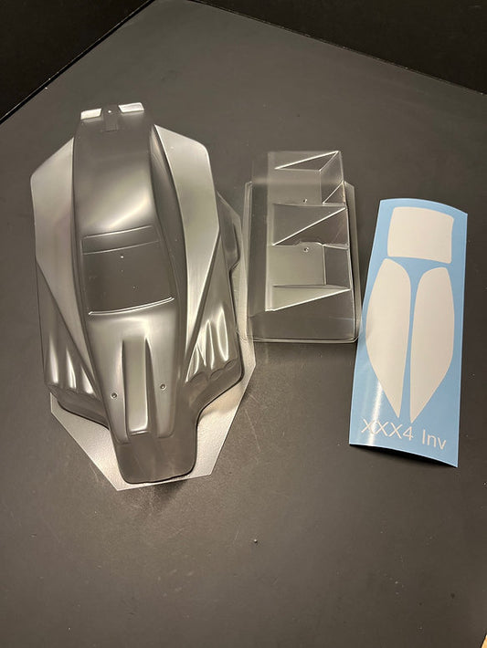 Team Losi XXX4 Invader Body/Wing - Vintage Team Losi XXX4 Aftermarket Body Set, BKR0158