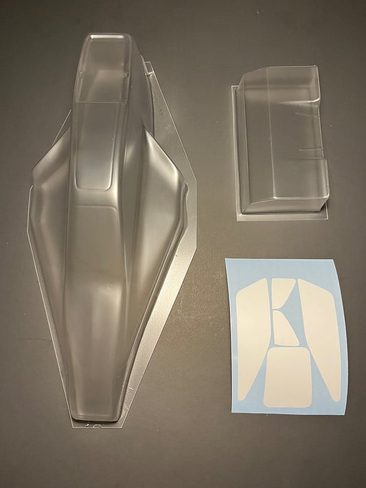 Proline B2 / B3 Deja-Vu Tu with Wing - Vintage Team Associated Aftermarket Body Set, BKR0103