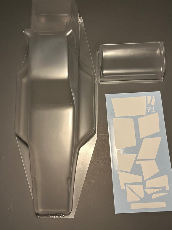 Protech Body & Wing - Vintage Team Associated Protech Aftermarket Body Set, BKR0007