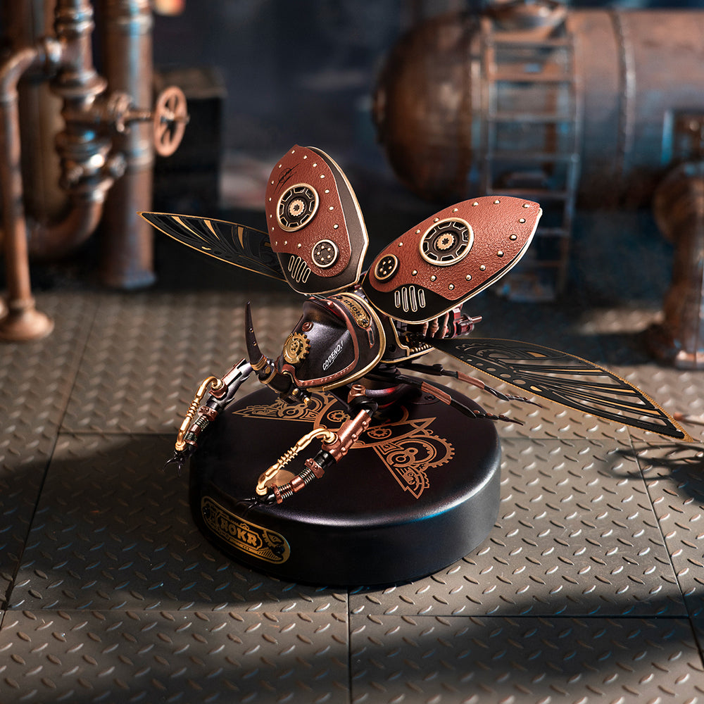 ROKR Rhinoceros Beetle Mechanical Age 3D Puzzle, ROEMI01