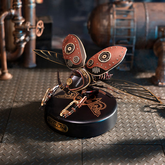 ROKR Rhinoceros Beetle Mechanical Age 3D Puzzle, ROEMI01