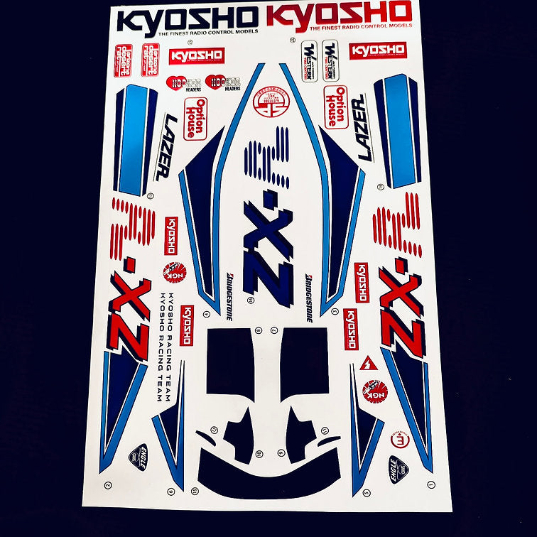BOKI Kyosho Lazer Body Set with Decals, BKR0255