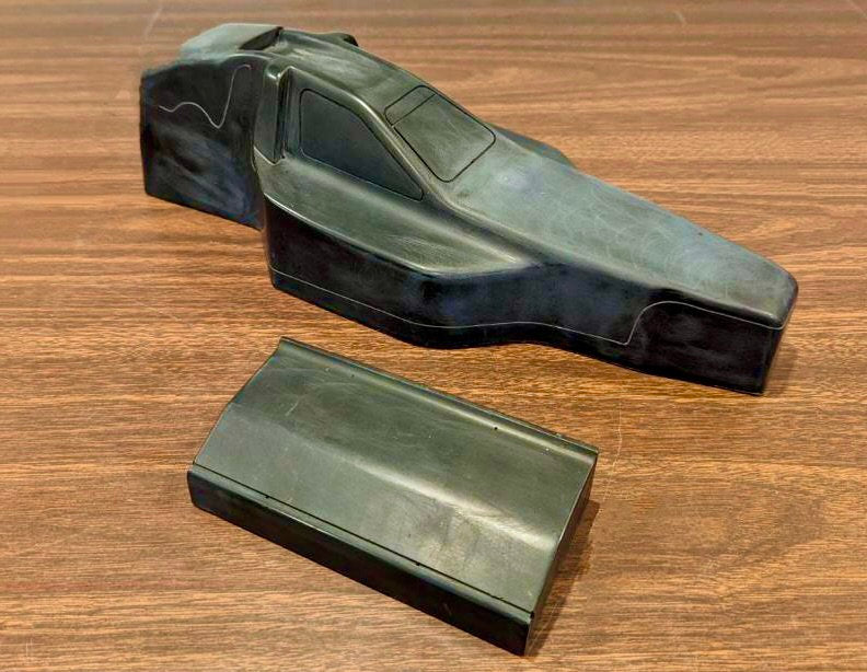 A&L RC10 Concept Body / Wing Original Mold - Vintage Team Associated Aftermarket Body Set, BKR0120