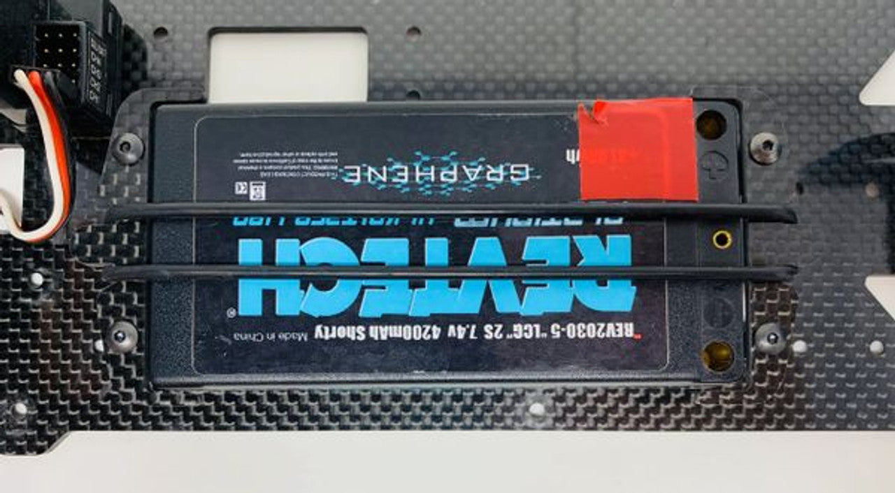 McAllister Racing Carbon Fiber Battery Locator w/ Straps, MCA-481