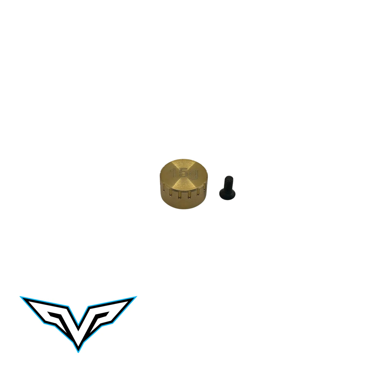 Team Velocity RC Brass Chassis Weight – 15g, VEL-24201