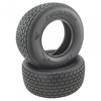 Non-Grooved G6T SC Oval Tire / D30 Compound / With Inserts / 2Pcs.