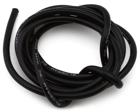 Elceram Silicone Wire 14AWG (Black) (1 Meter), ELC014