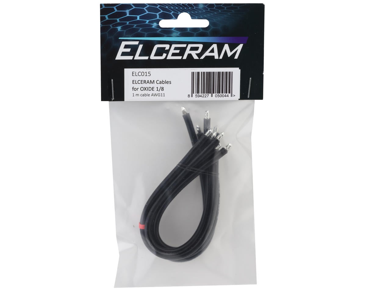Elceram Oxide Silicone Wire 11AWG (9"), ELC015