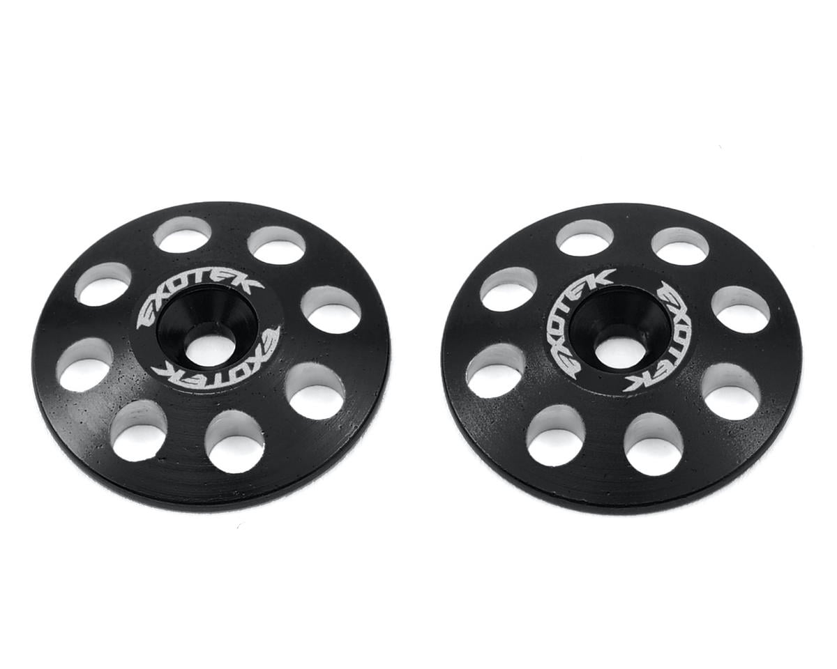 Exotek 22mm 1/8 XL Aluminum Wing Buttons (2), EXO1665