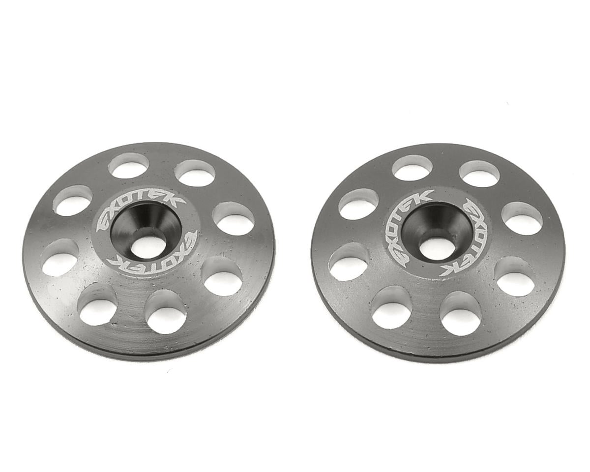 Exotek 22mm 1/8 XL Aluminum Wing Buttons (2), EXO1665