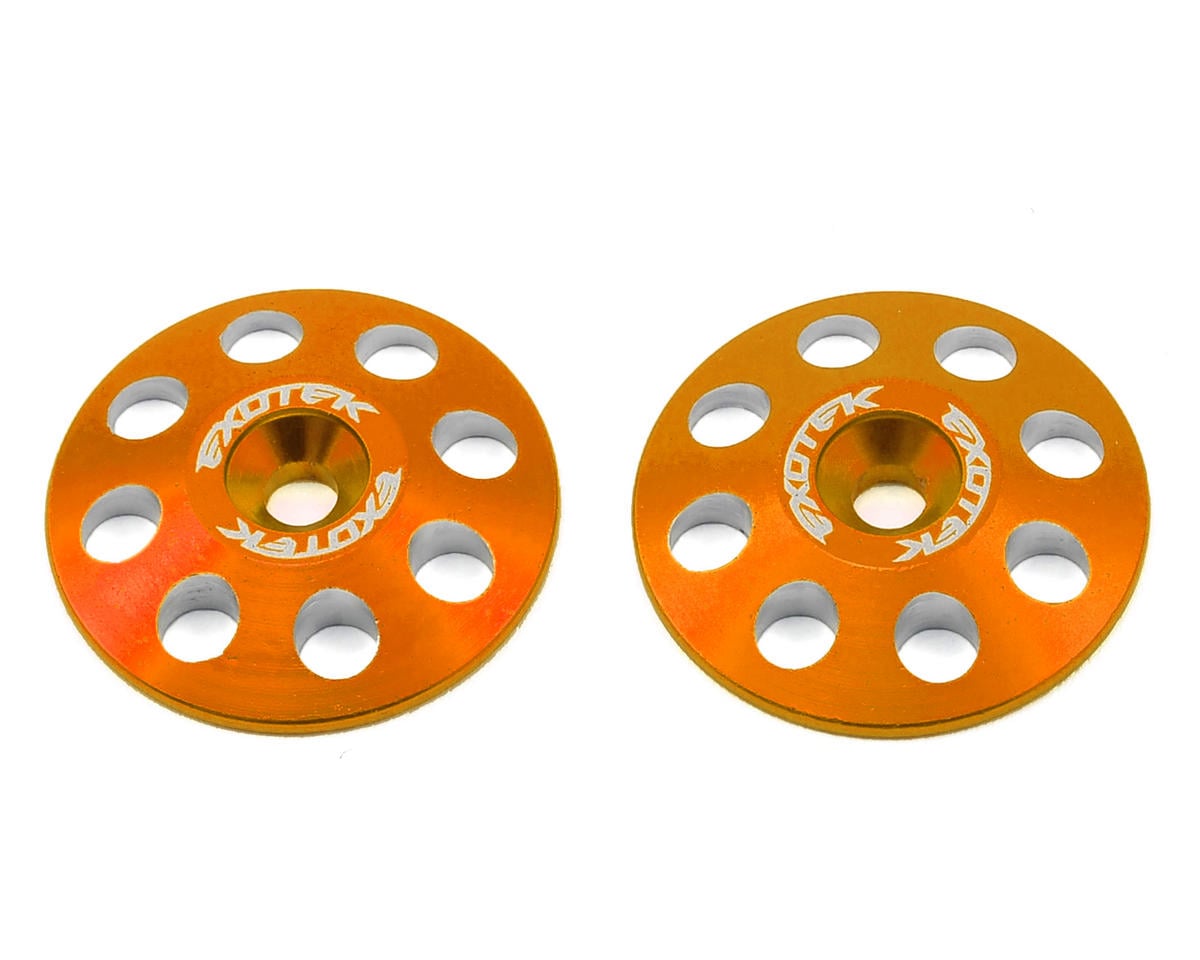Exotek 22mm 1/8 XL Aluminum Wing Buttons (2), EXO1665