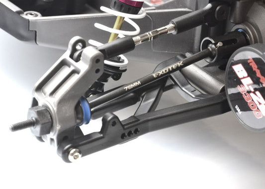 Exotek Traxxas Slash Rear HD Steel CVD Axle Set 76mm, V3 2.5mm Pins, EXO2282