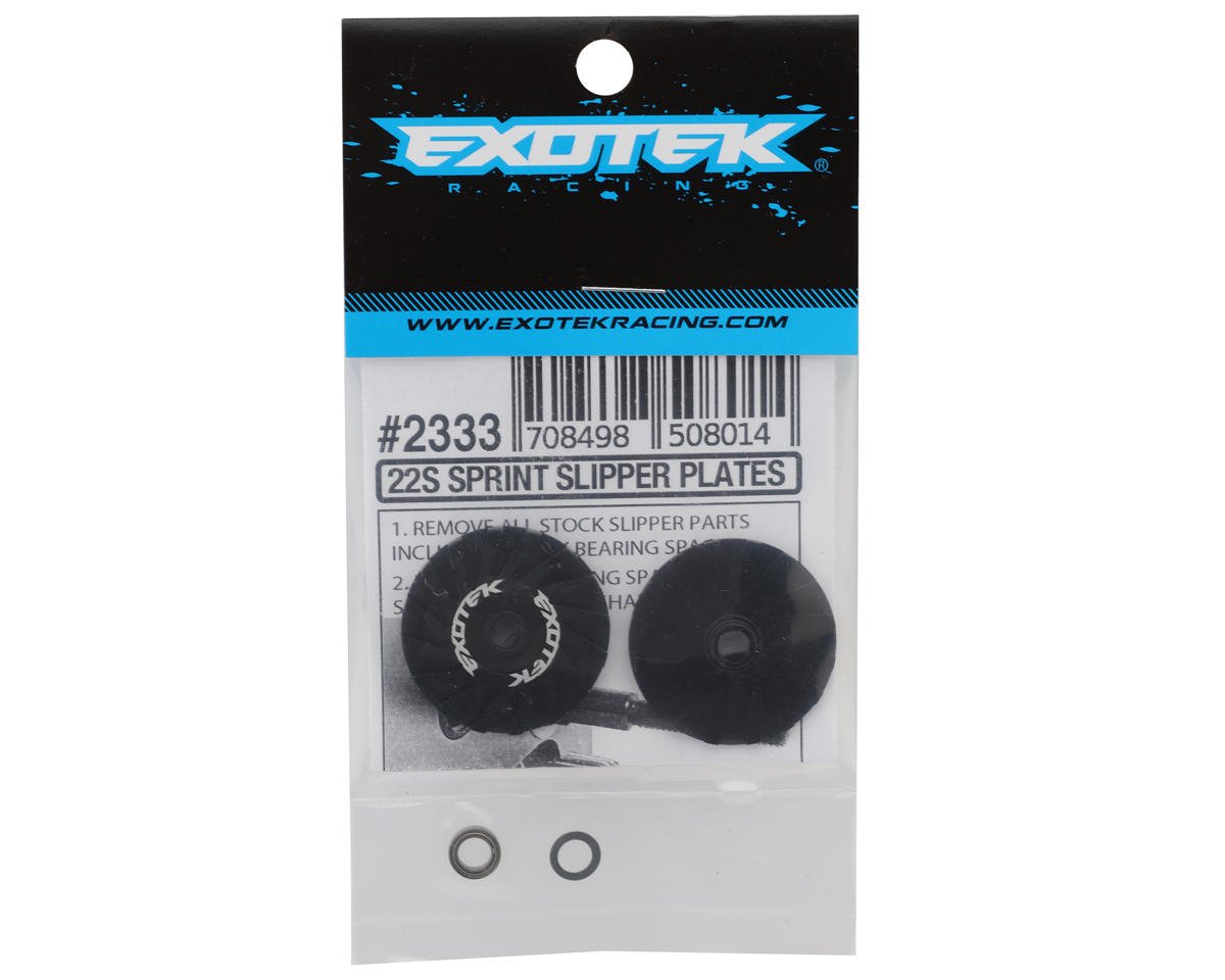 Exotek Losi 22S Sprint Light Slipper Plates, EXO2333