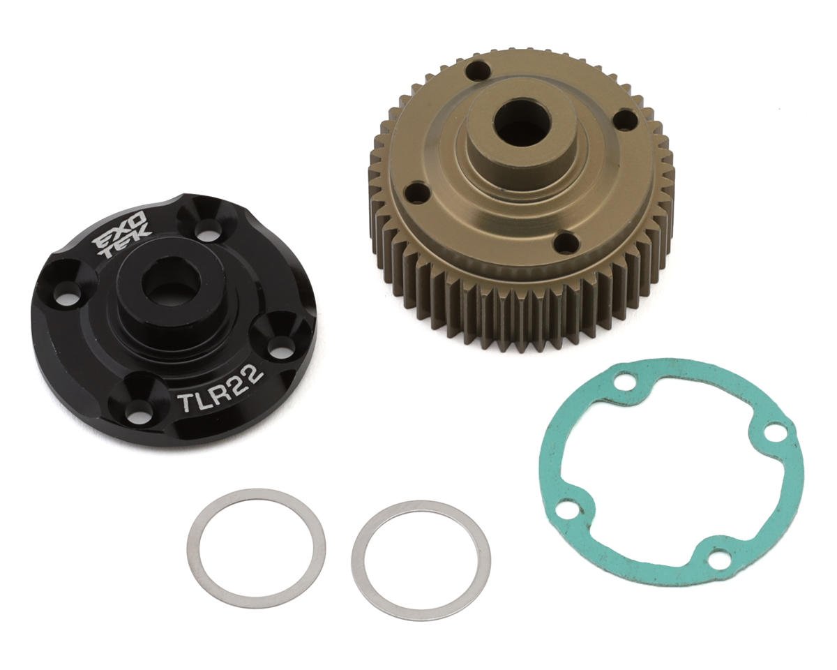 Exotek Losi 22S Sprint 7075 Aluminum HD Differential Gear Set, EXO2355