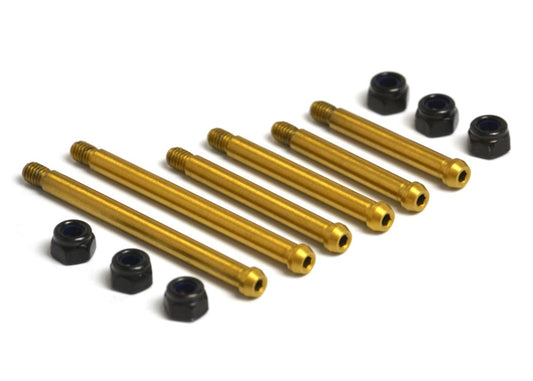 Exotek RC10 Classic Bolted Hinge Pins (6) for Front Arms, EXO2360