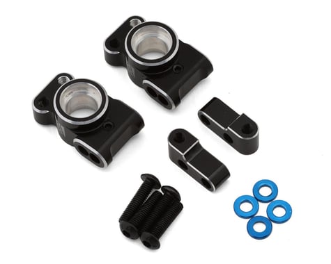 Exotek Team Associated RC10 Aluminum HD Adjustable Rear Hubs (Black) (2), EXO2363
