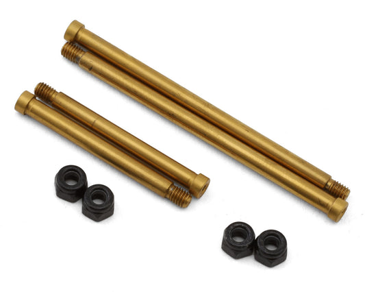 RC10T Nitride Coated Steel Bolted Rear Hinge Pin Set, EXO2401