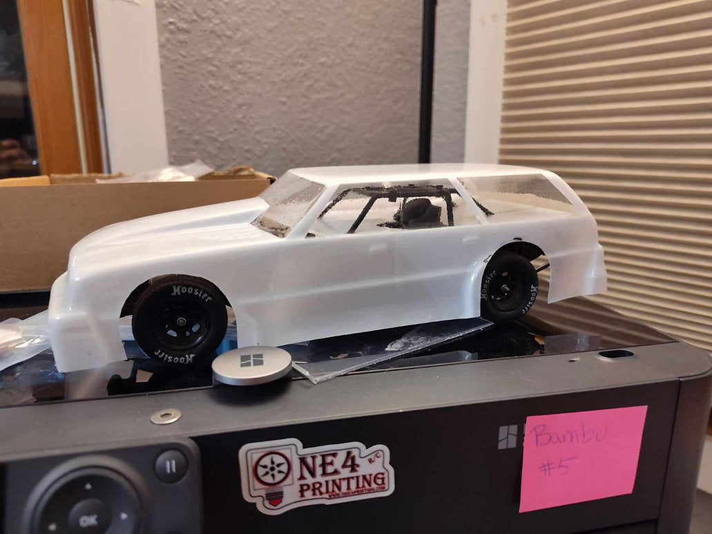 Shark RC 1RC Guss Malibu Wagon Body, clear