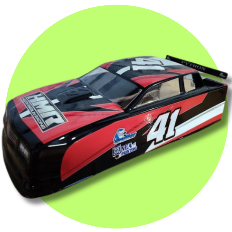 Shark RC 1RC Monte Python Street Stock Body, clear