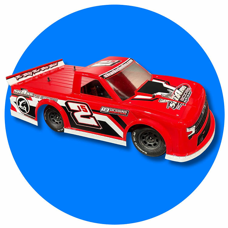 Shark RC The Gambler SC/Slash Truck Body, clear
