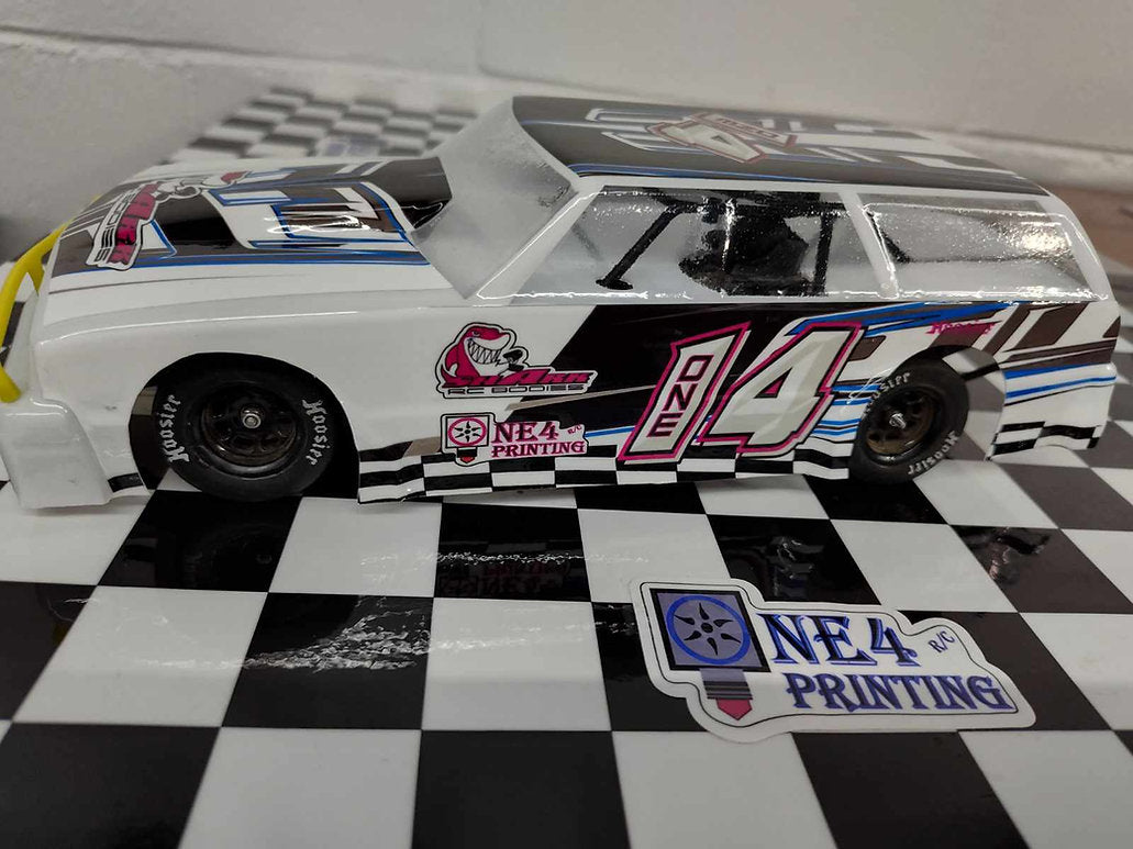 Shark RC 1RC Guss Malibu Wagon Body, clear