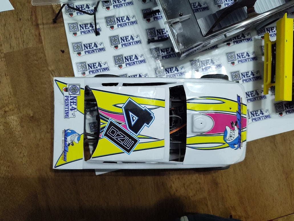 Shark RC 1RC Monte Python Street Stock Body, clear