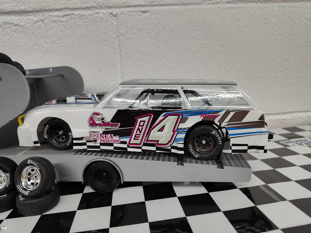 Shark RC 1RC Guss Malibu Wagon Body, clear