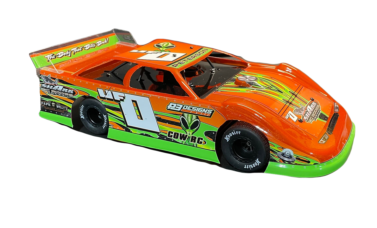 Shark RC 1RC Alien Dirt Latemodel Body, clear