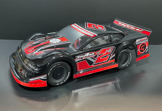 Shark RC The Slingshot SC/Slash Body, w/ Chili Bowl Style Spoiler, clear