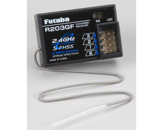 Futaba R203GF S-FHSS 3-Channel 2.4GHz Receiver, FUT01102237-1