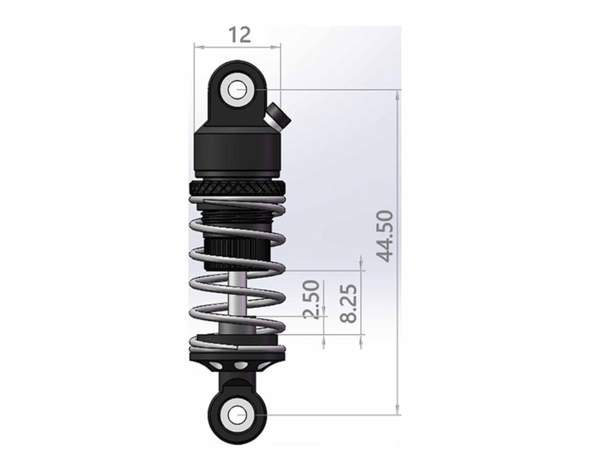 NASCAR 44.5mm Aluminum Threaded Oil Shocks (2), HRAGRM445NDP01