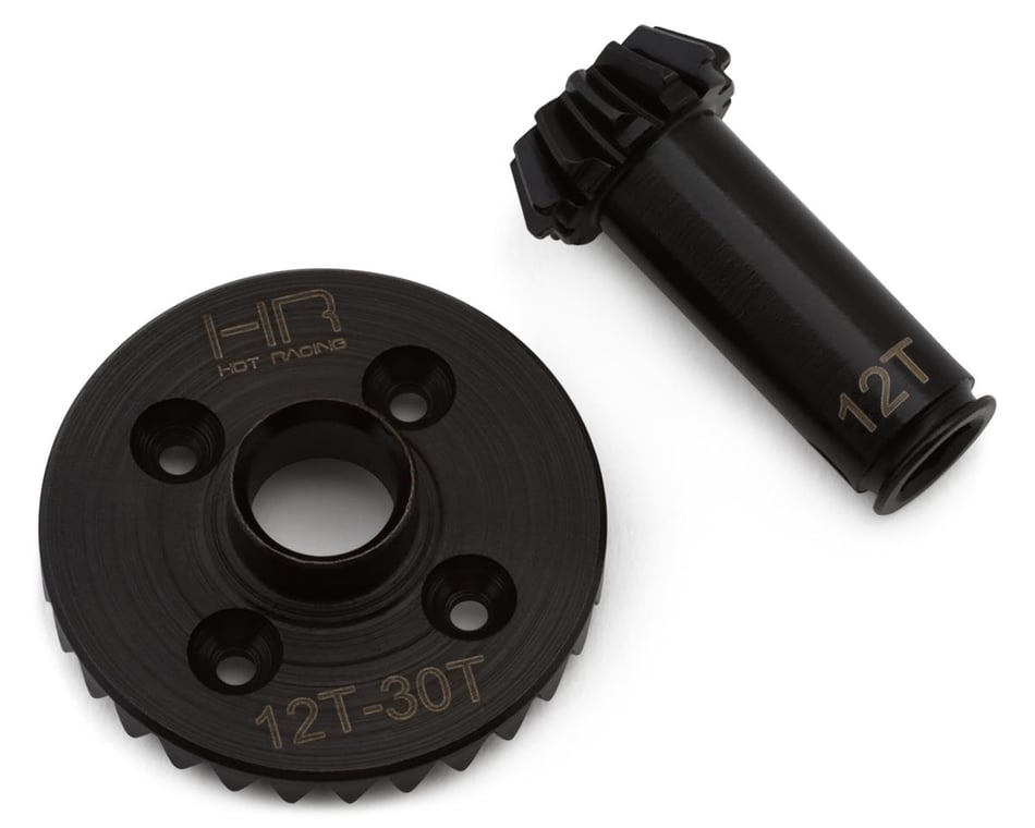 Arrma Grom Front Steel Helical Differential Ring & Pinion Gears Set (30T/12T), HRAGRM9302F