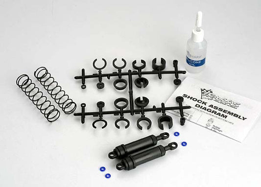 XX-Long Black Front Ultra Shocks with Springs (2), TRA-3762