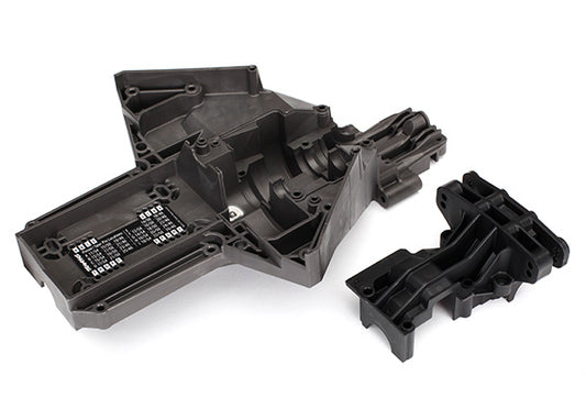 Traxxas X-Maxx Bulkhead, rear (upper & lower), center differential (2), TRA-7727X
