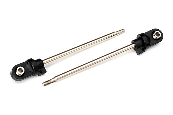 Traxxas X-Maxx Shock Shafts, GTX, 110mm (steel, chrome finish) (2), TRA-7763