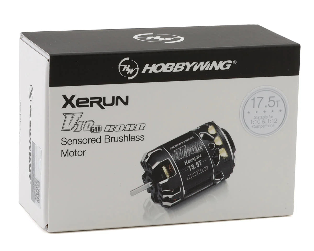 Hobbywing Xerun V10 G4R Competition Stock Brushless Motor (17.5T) (ROAR), HWI-30401745