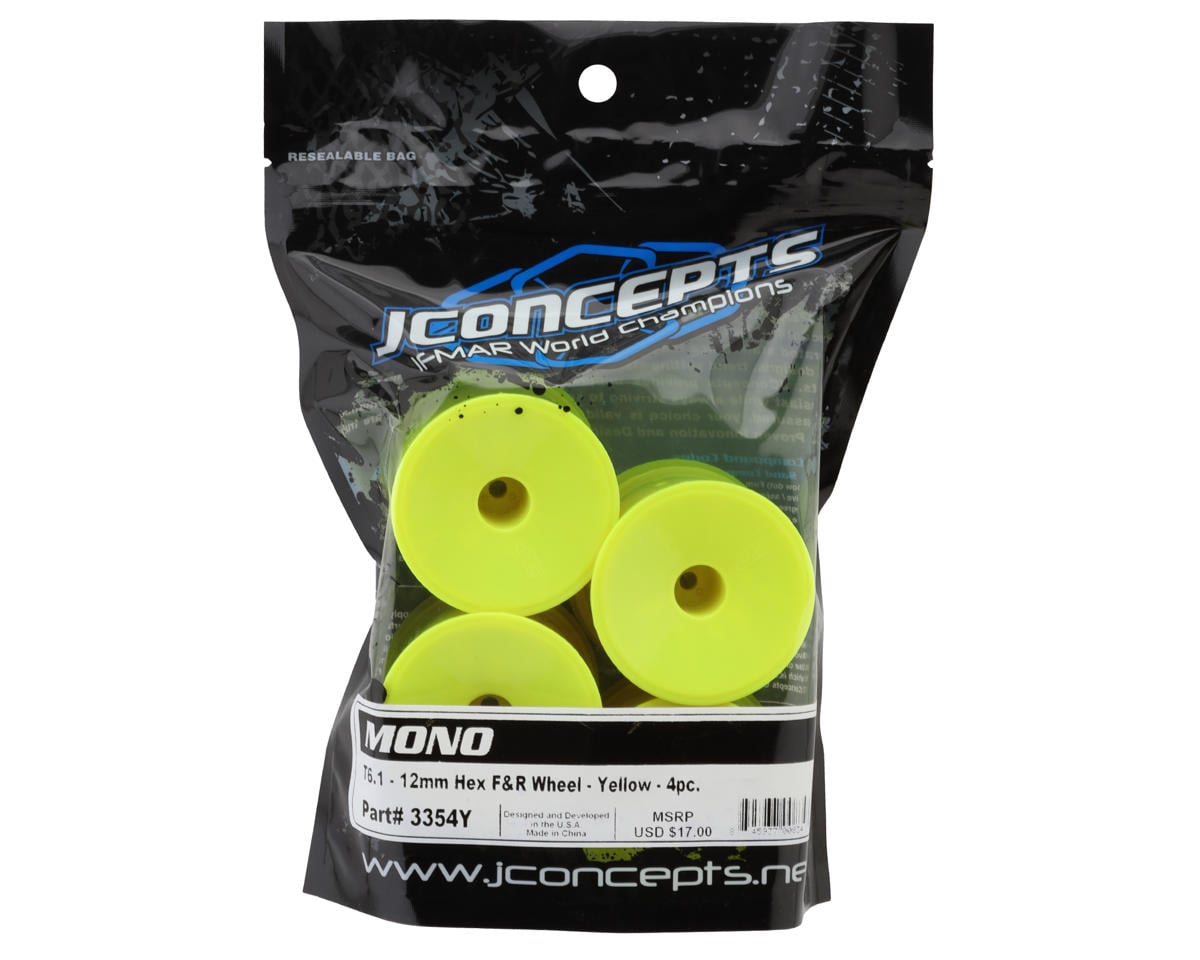 12mm Hex Mono 1/10 Stadium Truck Wheel (4) (T6.1), JCO-3354