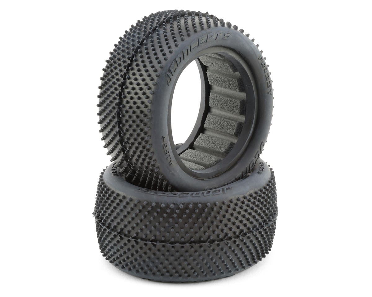 Frizzy 2.2" Rear Buggy Tires (2) (Green), JCO-4185-02