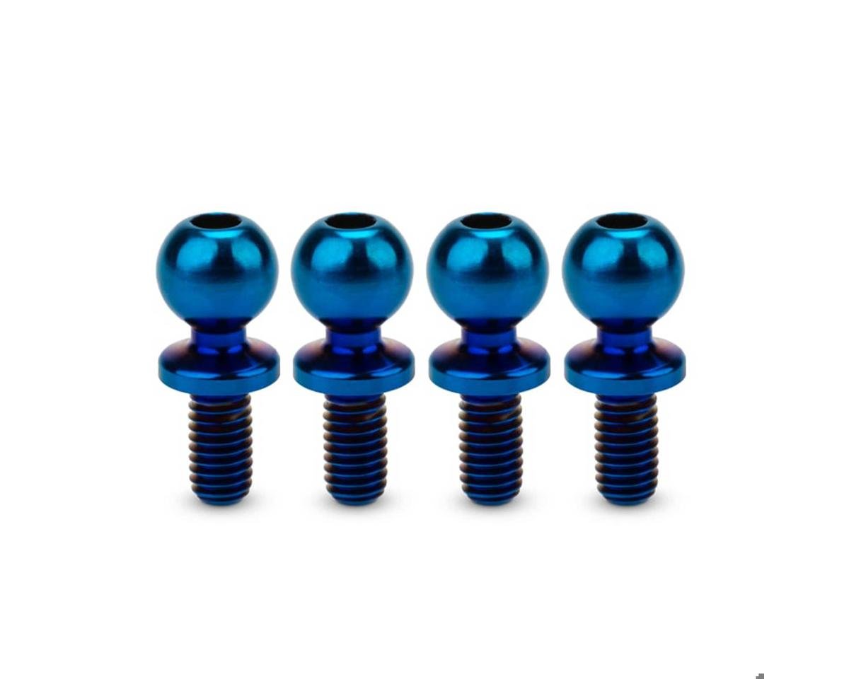 5.5mm Revolved Titanium Ball Studs (4) (6mm), JCO-5132