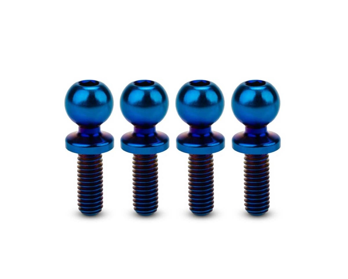 5.5mm Revolved Titanium Ball Studs (4) (8mm), JCO-5133