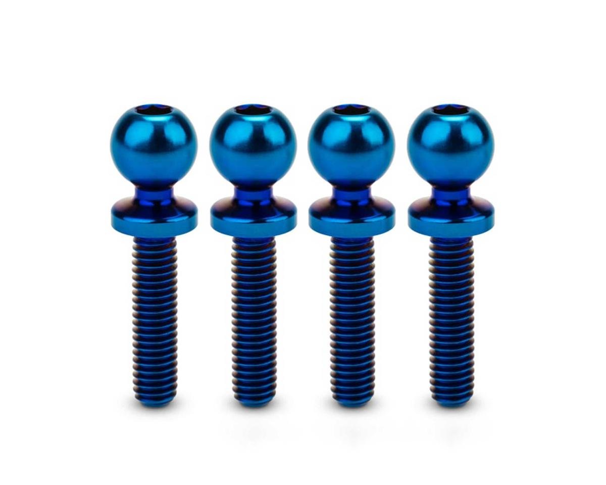 5.5mm Revolved Titanium Ball Studs (4) (12mm), JCO-5135