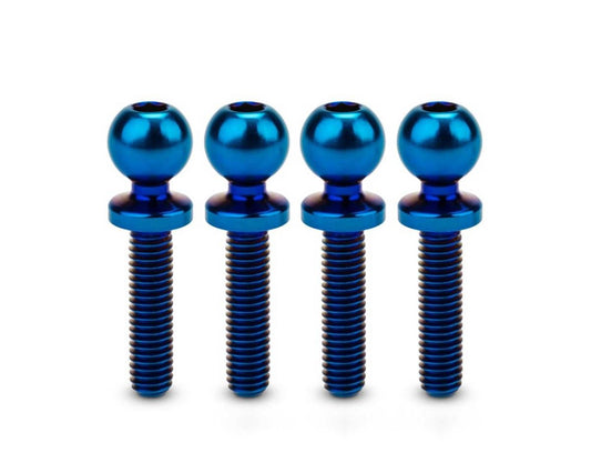 5.5mm Revolved Titanium Ball Studs (4) (12mm), JCO-5135