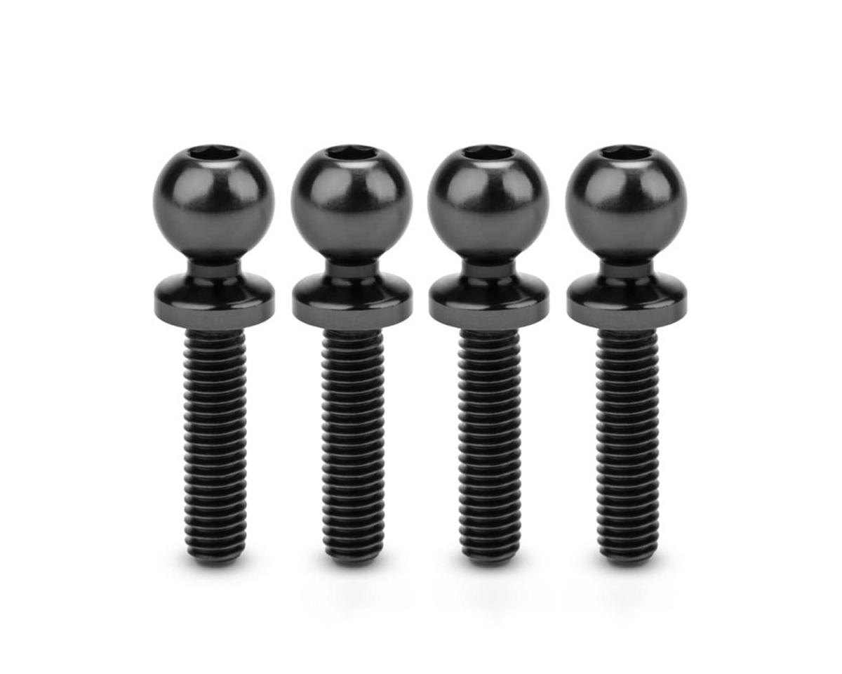5.5mm Revolved Titanium Ball Studs (4) (12mm), JCO-5135