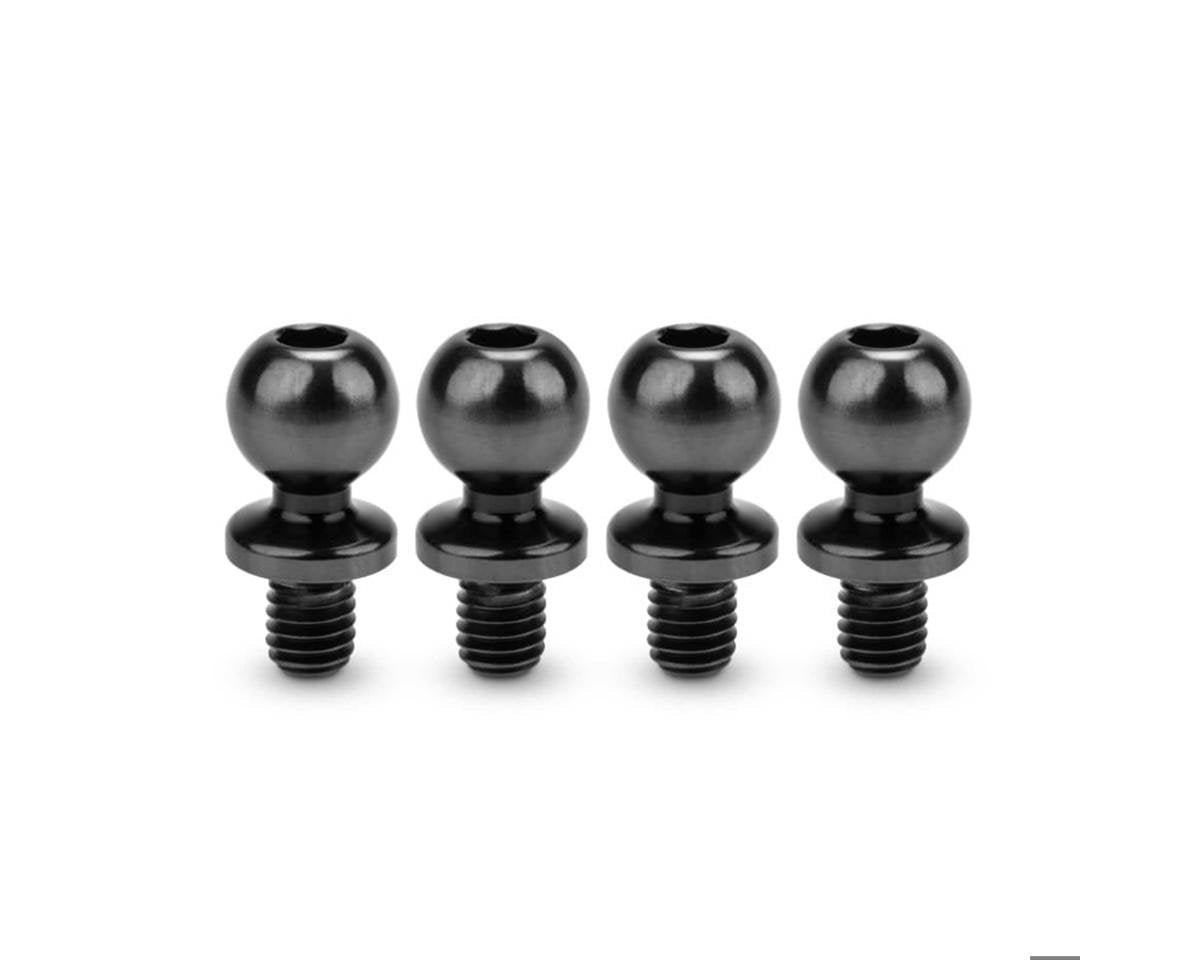 5.5mm Revolved Titanium Ball Studs (4) (4mm), JCO-5140