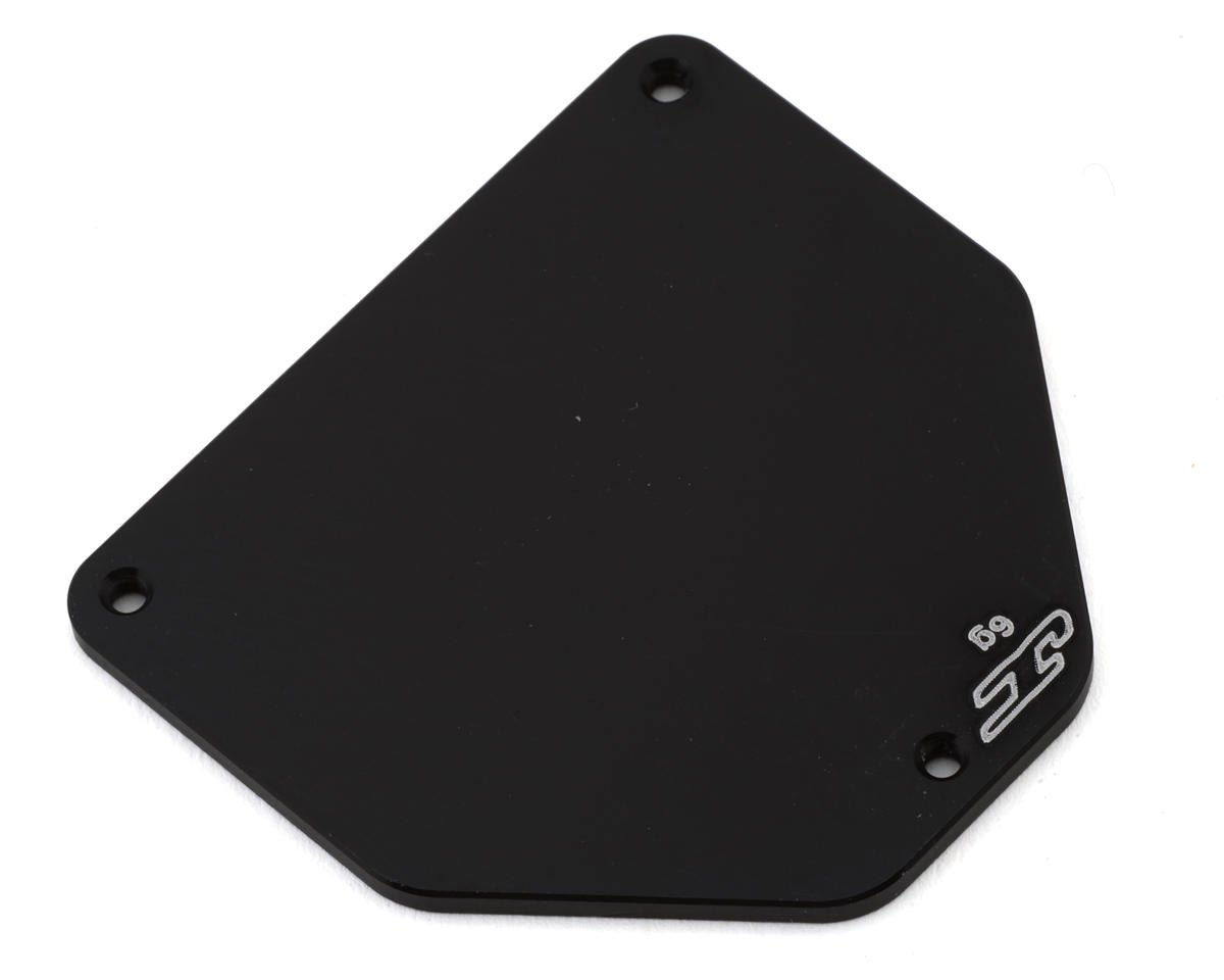 RC10B7 Aluminum Servo Weight Plate (Black) (6g), JCO5191-2