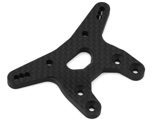 RC10B7 Carbon Fiber Front Shock Tower (Black) (-2mm), JCO5214-2