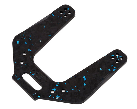 RC10 '89 Masami Stealth Forged Carbon Front Shock Tower (Blue) (Standard), JCO-5303