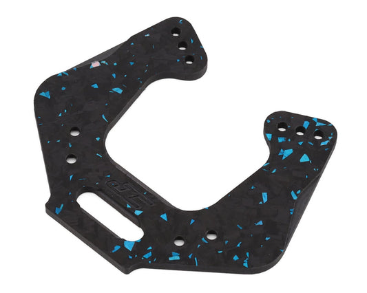 RC10 '89 Masami Stealth Forged Carbon Front Shock Tower (Blue) (Short), JCO-5304