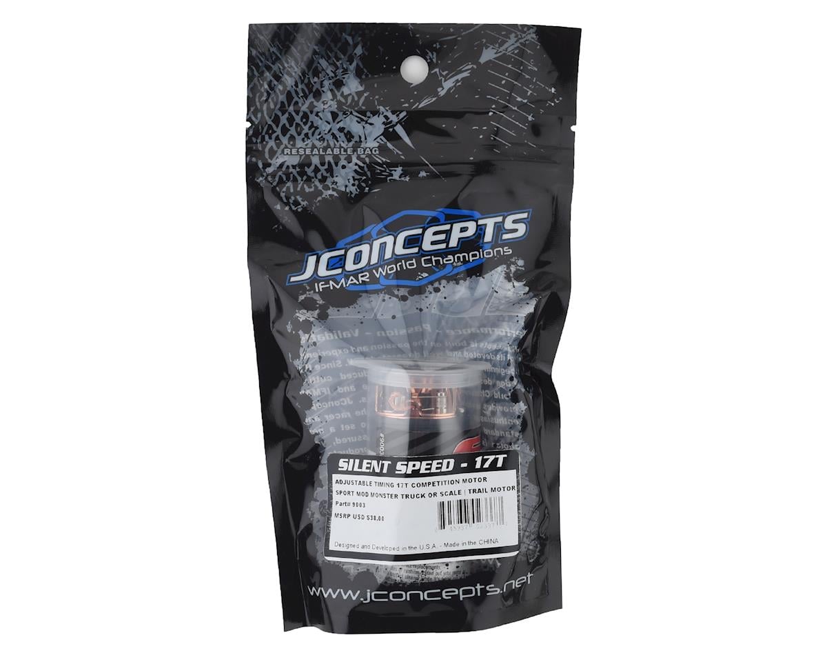 Silent Speed Adjustable Timing Competition Motor (17T), JCO-9003