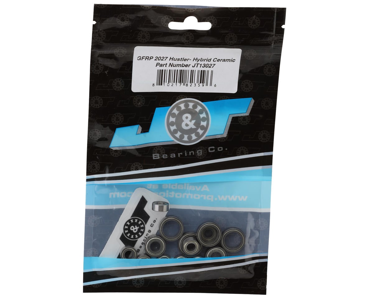 J&T Bearing Co. GFRP 2027 Hustler Ball Bearing Kit (Hybrid Ceramic), JTB-13027